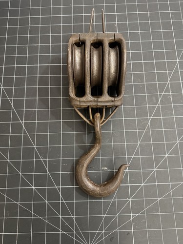 Antique cast iron triple - antique,